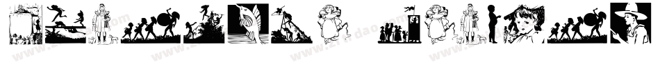 Children Animals Friends字体转换